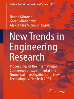 cover image of New Trends in Engineering Research